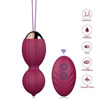 Kegel Balls Exercise Weights - Ben Wa Balls for Beginners & Advanced Tightening, Safe Silicone Remote Controlled Kegel Balls - Doctor Recommended for Bladder Control