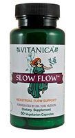 Vitanica, Slow Flow, Menstrual Flow Support, Vegetarian, 60 Capsules