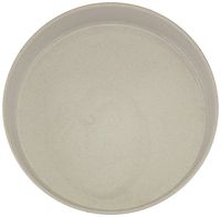 Sammons Preston High-Side Polyester Dish, Light Grey Fleck, 7.75" Diameter & 1.75" High Vertical Edges for Easy Scooping, Nonskid Bottom Prevents Sliding, Adaptive Eating Aid for Elderly & Disabled