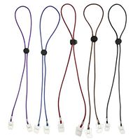 5X Adjustable Mealtime Dinner Napkin Clip Strap Lanyard Bib Holder Neck Chain Elderly Adults Kids Clothing Protector Tools