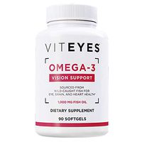 Viteyes Omega-3 Vision Health Supplement, EPA & DHA Rich Dietary Supplement, 90 Softgels