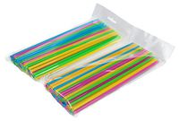 GOLDEN APPLE, Neon Plastic Straws, Food-Safe BPA-Free Plastic, 100 Straws, 10 1/4 Inches