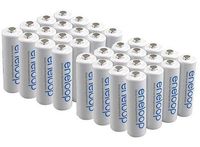 Sanyo Eneloop AA 32 Pack bundle NiMH Pre-Charged Rechargeable Batteries