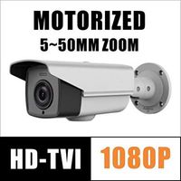 2MP HD-TVI 1080P Camera Motorized Zoom WDR 5~50mm Camera Hikvision OEM UL Listed