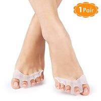 ZNNCO Toe Protectors,Gel Toe Separator Toe Spacers Toe Stretchers for Men and Women Easy Wear in Shoes, Quickly Alleviating Pain After Yoga and Sports Activities (1 Pair)