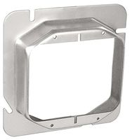 4-11/16 Inch Square Two Gang 1 Inch Raised Device Ring-5 per case