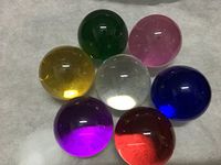 7 Chakra crystal ball, rainbow ball, heal ball, clear crystal, mixed color