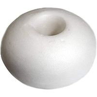 BEAU MAC 2" PVC Donut Rope Float, White