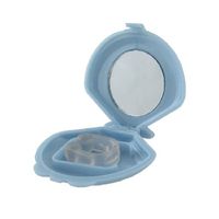Stop Snoring Device Anti Snore Night Sleep Aid w Blue Shell Shaped Case