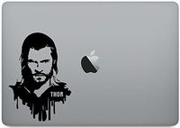 Thor Marvel superhero - Laptop Skin Vinyl Decal Sticker for MacBook Pro 13" - and other Apple Laptop - Car and Windows - Size 6" inches tall