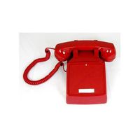 New-250047-VBA-NDL Red desk no dial - ITT-2500NDL-RD