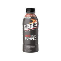 MET-Rx NOS Pumped, Strawberry Lemonade, 16.9 oz. (12 Count), Pre-Workout Ready to Drink (RTD) Sugar Free Energy Supplement with Caffeine, and Amino Acids for High Intensity Workouts