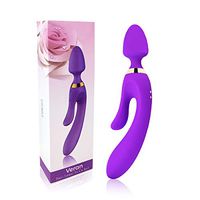 Personal Hand Held Wand Massager, Waterproof, Rechargeable, Quiet, Electric Cordless Massager for Foot Back Shoulder Sport Recovery Muscle Relaxation