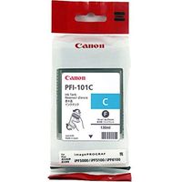 Canon PFI-101C 0884B001AA ImagePROGRAF iPF5100 iPF6000 iPF6100 iPF6200 Ink Cartridge (Cyan) in Retail Packaging