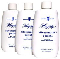 Hagerty 4oz Silversmiths Polish, Pack of 3 Bottles