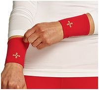 Tommie Copper Women's Recovery Affinity Wrist Sleeve, Pomegranate, Large