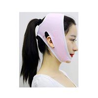 ZPWSNH Thin Face Mask Chin Belt Recovery After Bandage Headgear Mask Face V Face Thin Face Artifact Plastic Beauty Elastic Band Face Lift Neck Lift Mask Firming (Color : Pink)