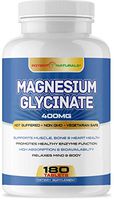 Potent Naturals Magnesium Glycinate 400mg 180 Tablets - Helps with Stress, Sleep, Nerves, Muscle Cramps, Pains, Joint, Heart Health - Non-Laxative, High Absorption - Non GMO, Soy, Gluten Free