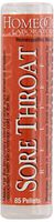 Homeocare Labs Sore Throat Relief, 85-Pellet Tubes (Pack of 2)