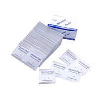 Milisten 400Pcs 70% Alcohol Prep Pads Gauze Pads Isopropyl Tissue Cleaning Wet Nonwoven Wipes First Aid Rescue Supply for Home Phone Outdoor (White)