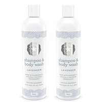 Baja Baby Organic Lavender Shampoo & Body Wash - 2 Pack - EWG VERIFIED - 16 Fluid Ounce Family Size - No Sulfates, Parabens Or Phosphates - Gentle & Safe For Baby Skin