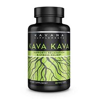 Kavana Supplements Kava Kava Root Extract Dietary Supplement, 60 Veg Capsules