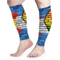 Calf Leg Compression Sleeve for Women Colorado Wall Flag Maternity Strong Support Arm Ice Cover