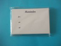 Crane Reminder 10 Cards 10 Envelopes 6 1/4" x 4 1/4"