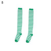 wsloftyGYd Fashion Over-Knee Rainbow Stripe Women's Party Prom Stocking Long High Socks