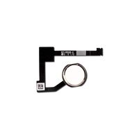 Group Vertical Replacement Home Button Flex Cable Ribbon Connector Compatible with Apple iPad Air 2, Mini 4, Pro 12.9" (2015) (Silver) (A1566, A1567, A1538, A1550, A1584, A1652)