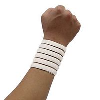 PyLios Elastic Bandage Tape Sport Wrist Support Strap Pads Kinesiology Protector Band for Joelheira Ankle Leg Wrist Wrap [ White ]