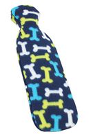 Stylish Washable Rectangular Hot Water Bottle with Cover 1 L -08