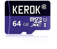 KEROK 64GB Micro SD SDXC High Speed Class 10 Transfer Speeds Action Cameras, Phones, Tablets PCs