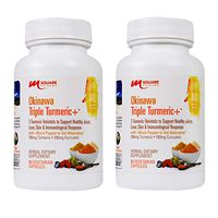 Okinawa Triple Turmeric +® Turmeric Curcumin Supplement with Black Pepper Extract to Aid Absorption, 765 mg Turmeric from 3 Varietals & Curcumin, Joint Pain Relief, 120 Vegetarian Capsules