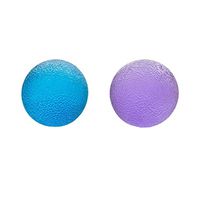 SUPVOX 2pcs Hand Grip Strengthener Workout Grip Strength Trainer Ball for Muscle Strengthening Tool Arthritis Finger Hand (Blue Purple)