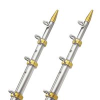 TACO METALS TACO 15039; Telescopic Outrigger Poles 1-1/8" - Silver/Gold / OT-0441VEL15 /