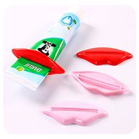 Outgeek 2PCS Tube Squeezer Facial Cream Squeezer Creative Plastic Toothpaste Squeezer for Bathroom (Random Color)