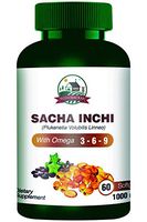 Eco Chacras ! Natural Source of Omega 3,6,9 Softgel caps of Sacha Inchi from Peru ! Boosts The Immune System(60 Softgel Capsules of 1000mg)