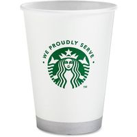 Starbucks SBK11032976 Hot Cold Cups, Compostable, We Proudly Serve PLA Lined, 12 oz pack of 1000 (20 packs of 50)