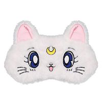 Funbase Cute Cat Sleep Mask Soft Plush Eye Mask Blindfold Eye Cover for Women Girls Kids