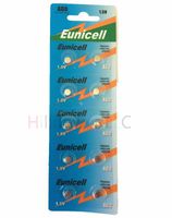 Hillflower 100 Piece AG0 LR63 LR521 G0 379A 179 Card 0% Hg 1.5V Long Duration Alkaline New Light Prime Battery