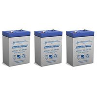 Power Sonic 6V 4.5AH SLA Battery Replacement for JohnLite 9200NS - 3 Pack