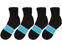 Diabetic socks, unisex cotton therapeutic non binding socks, 3 pairs per pack. Choose your favorite color! (10-13 Ankle Black, 12)