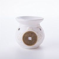 Feng Shui Zen Ceramic Essential Oil Burner Tea Light Holder Great For Home Decoration & Aromatherapy OLBA115