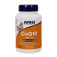 NOW Foods - Co Enzyme Q10 400 mg. - 60 Softgels