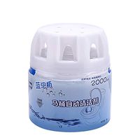 EnjoCho 210g Autoile Automatic Toilet Cleaner Magic Flush Bottled Helper Blue Bubble Amazing Foaming Cleaners (Blue)