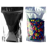 Smell Proof Barrier Bags - Zipper w/Heat Seal - 1,000 Bags (Silver & Clear, 1 Ounce)