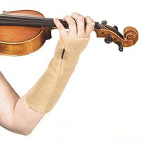 "Wristies" Hand Warming Practice Gloves - Original Long Length for Large Hands: Beige