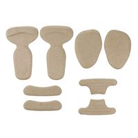 8pcs Women Forefoot Cushion Silicone High Heel Shoe Pads Inserts Blister Prevention Relieve Metatarsal Pain and Plantar Fasciitis Pain - Cream