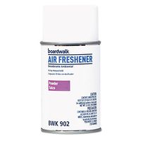 BOARDWALK 902 Metered Air Freshener Refill, Powder Mist, 5.3 oz Aerosol, 12/Carton